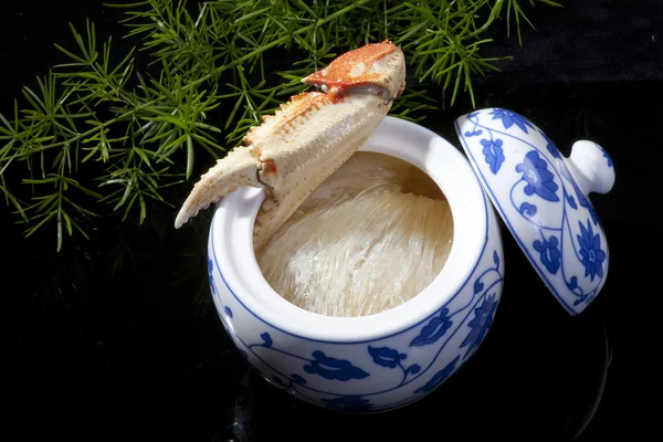 Coupe de crabe cuisine chinoise — Photo