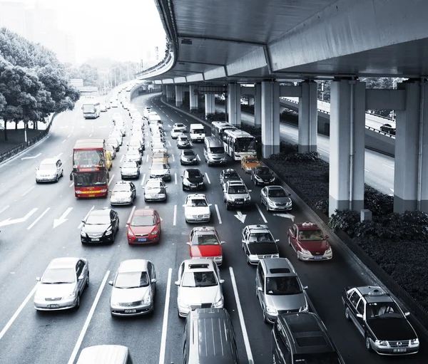 Car on the highway — Stock Photo, Image