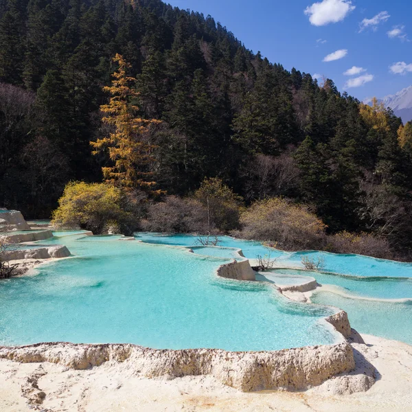 China Huanglong landforms — Stock Photo, Image