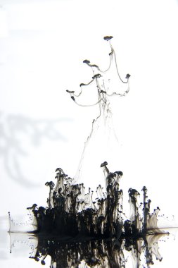 mürekkep bilgi malzeme suyun içinde