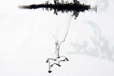 mürekkep bilgi malzeme suyun içinde