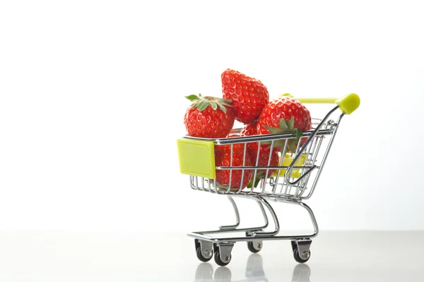 Strawberries on a white background — Stock Photo, Image