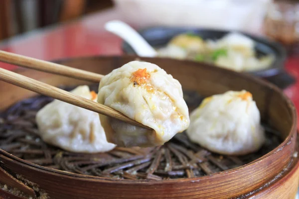 Cinese dim sum, gnocchi — Foto Stock