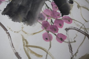 Yerel kağıt üzerinde Çince resim