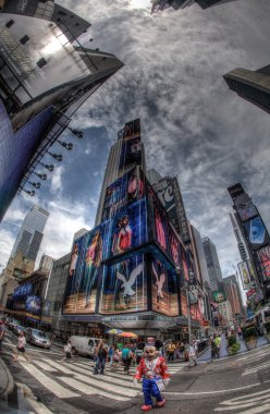 Mickey mouse doğum times square new york City, ABD