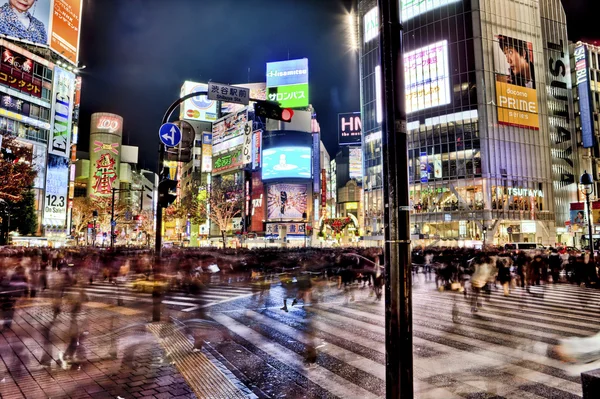 Evening street in Tokyo — Stock Photo, Image