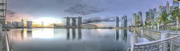 Fırtınalı bir Singapur — Stok fotoğraf