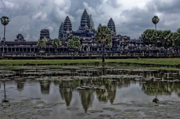 Angkor wat tempel, siem skörd, cambodia. — Stockfoto