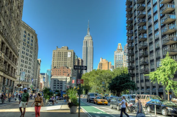 Vue sur Empire State Building, New York, États-Unis — Photo