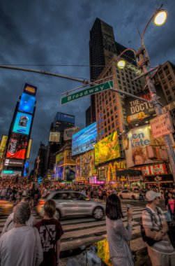 Broadway - Manhattan, New York, USA clipart