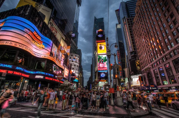 Balené náměstí times square — Stock fotografie