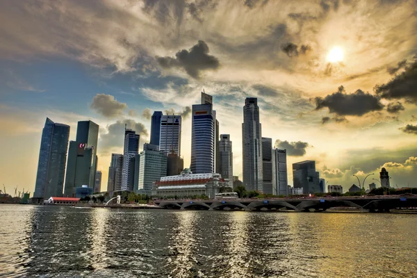 Centrala affärsdistrikt, singapore — Stockfoto