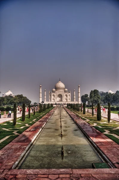 Beroemde taj mahal — Stockfoto