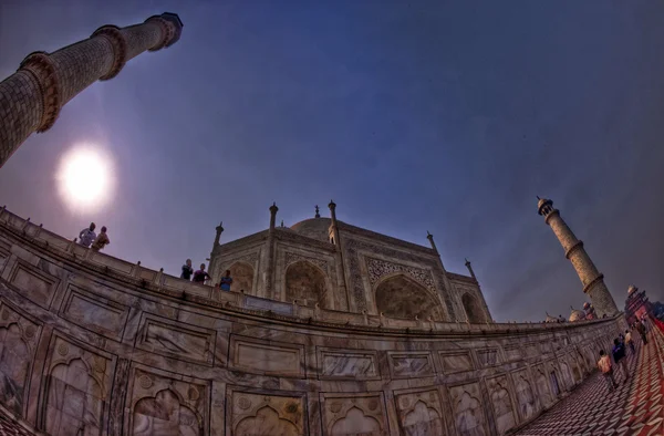 Blick auf den Taj Mahal — Stockfoto