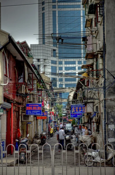 Street-Shanghai, Kína — Stock Fotó