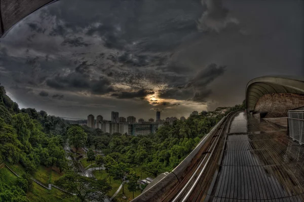 Ponte das Ondas Henderson em Singapura — Fotografia de Stock