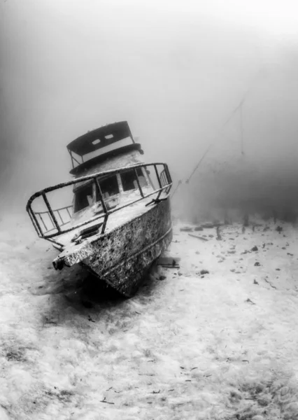 Bohol båten vrak — Stockfoto