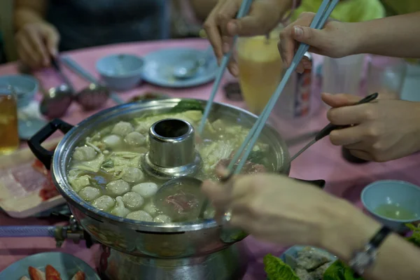 Singapore lokala hawker mat — Stockfoto