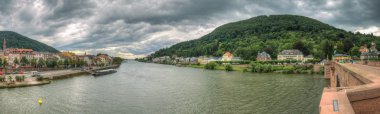 River Neckar in Heidelberg clipart