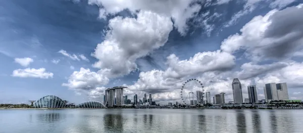 Обрис Сінгапуру Ліцензійні Стокові Фото