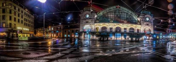 Σιδηροδρομικός σταθμός Basel SBB Φωτογραφία Αρχείου