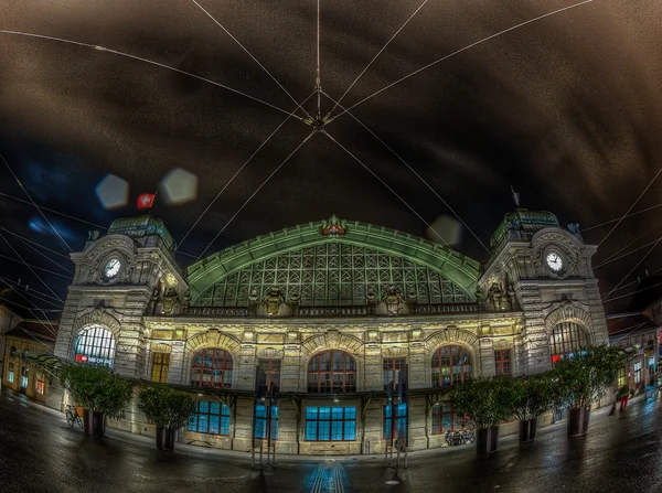 Σιδηροδρομικός σταθμός Basel SBB Εικόνα Αρχείου