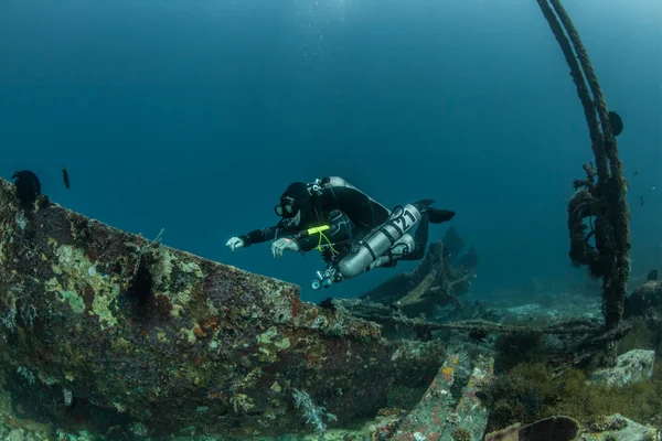 Technical diving skills — Stock Photo, Image