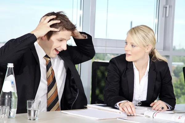 Situación de los negocios en la oficina — Foto de Stock