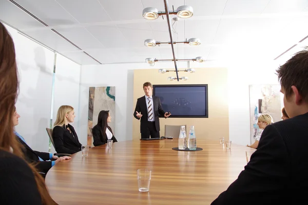 Zakelijke situatie in office — Stockfoto