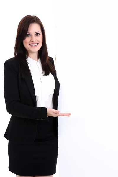 Businesswoman on a white background — Stock Photo, Image