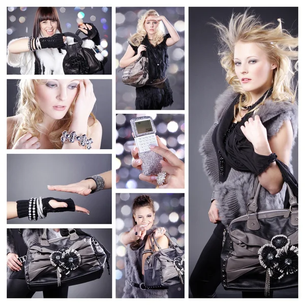 Background of a fashion models — Stock Photo, Image