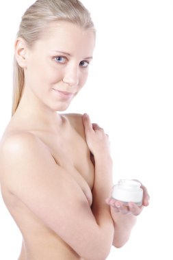 el kremi ile çıplak kız