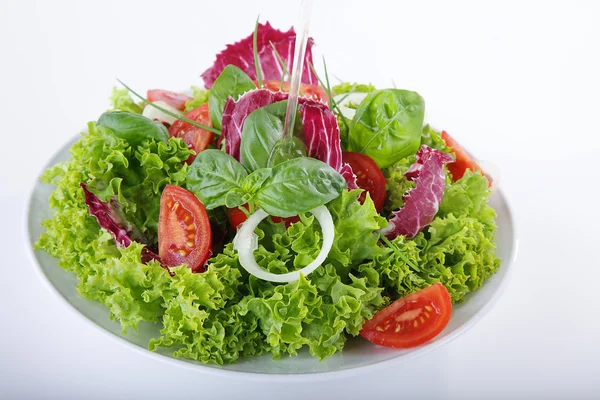 Salat mit Gemüse — Stockfoto