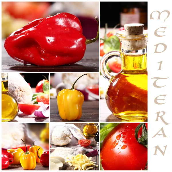 Collage of different Ingredients — Stock Photo, Image