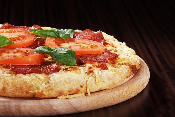 Pizza de tomate — Fotografia de Stock