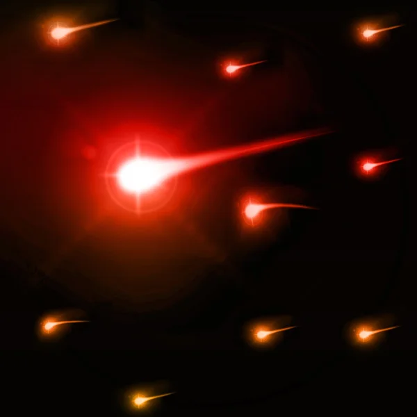 떨어지는 혜성 — 스톡 사진