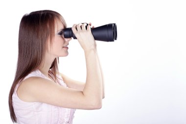 dürbün ile esmer kız