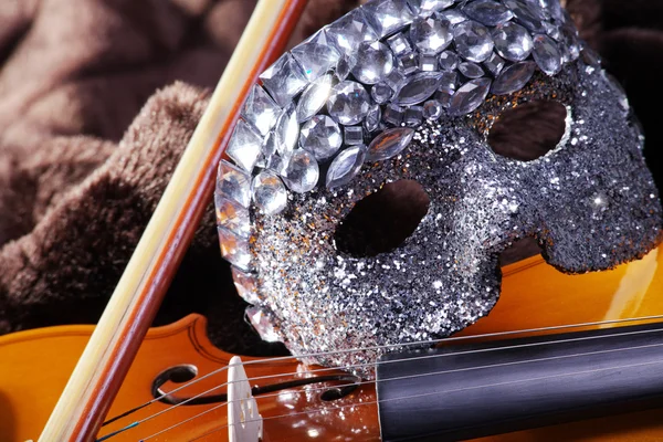 Fiddle avec masque — Photo