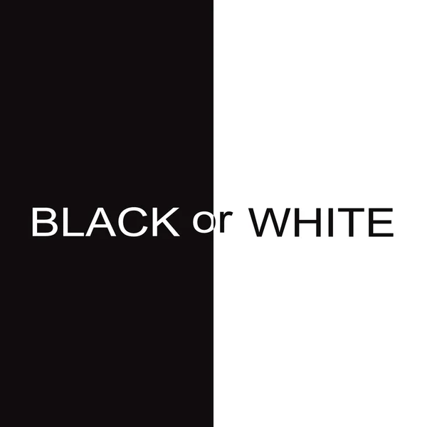 "Black or white" background — Stock Photo, Image