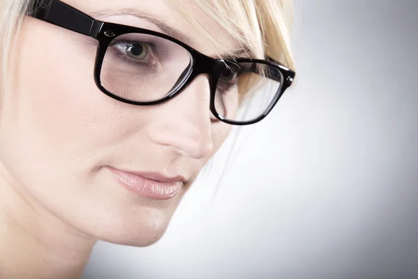 Donna in occhiali — Foto Stock