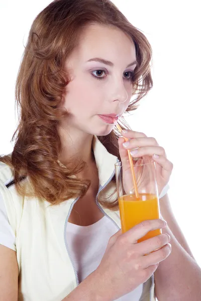 Mujer sosteniendo bebida —  Fotos de Stock
