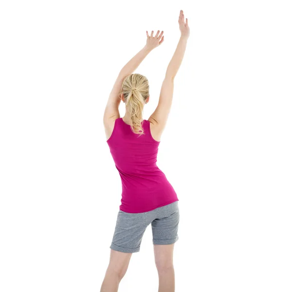 Mujer en ropa deportiva — Foto de Stock