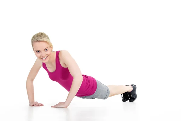 Woman in sports wear — Stock Photo, Image