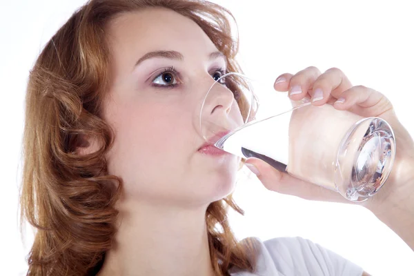 Woman Holding Drink — Stock Photo, Image