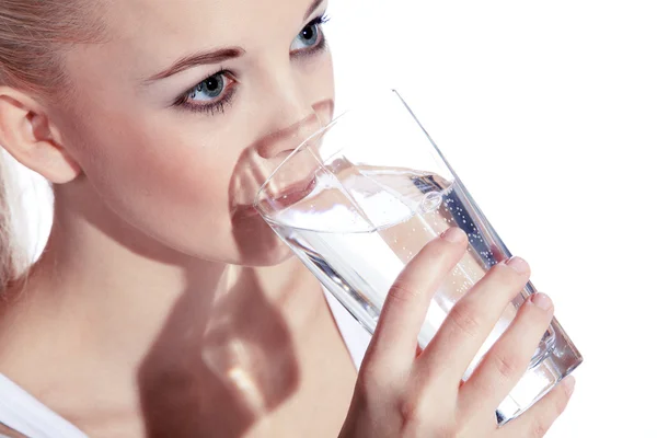 Woman Holding Drink — Stock Photo, Image