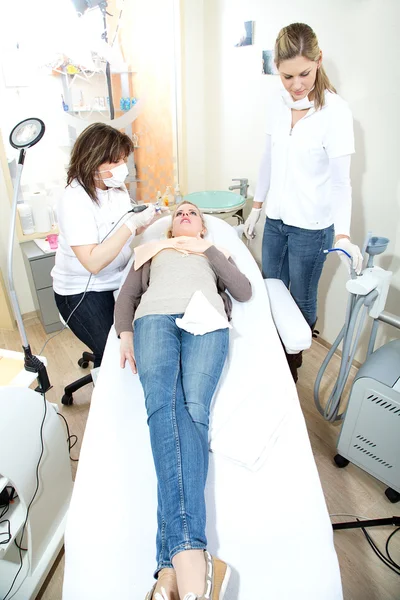 Dentist and patient — Stock Photo, Image