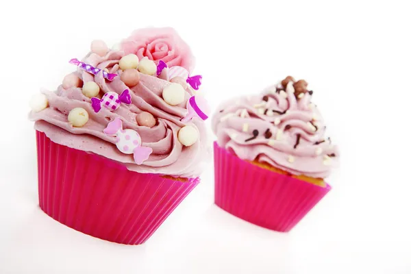 Schattig decoratieve cupcake — Stockfoto