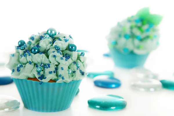 Schattig decoratieve cupcake — Stockfoto