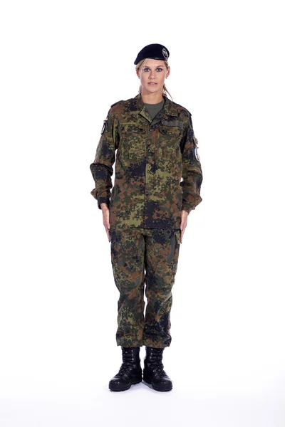 Ragazza militare — Foto Stock