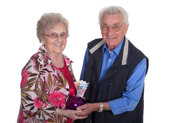 Happy retired middle aged couple — Stock Photo, Image